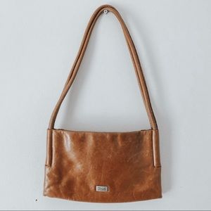 Pelle Studio Camel Leather Clutch Bag
